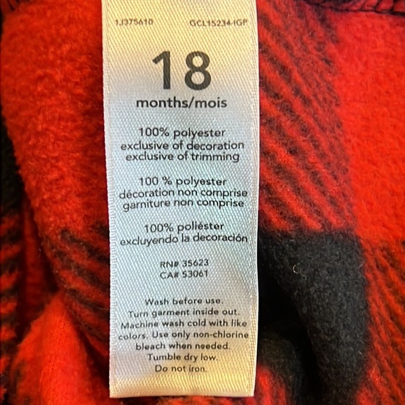 CARTER’S Plaid Pullover and Hooded Full-Zip Jackets - Picture 7 of 12